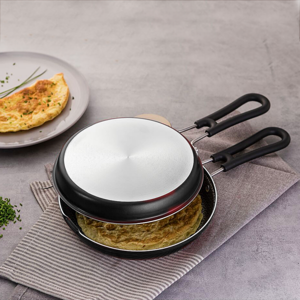 Aluminum omelette pan with internal non-stick coating Ø20cm