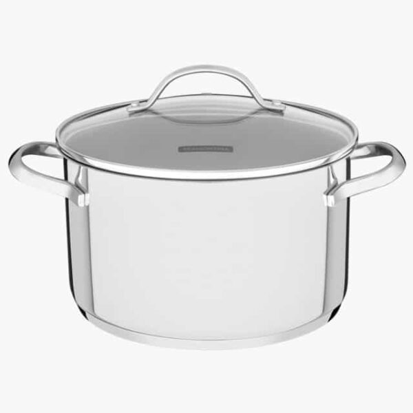24 cm and 6.1 liters Deep Casserole Stainless Steel