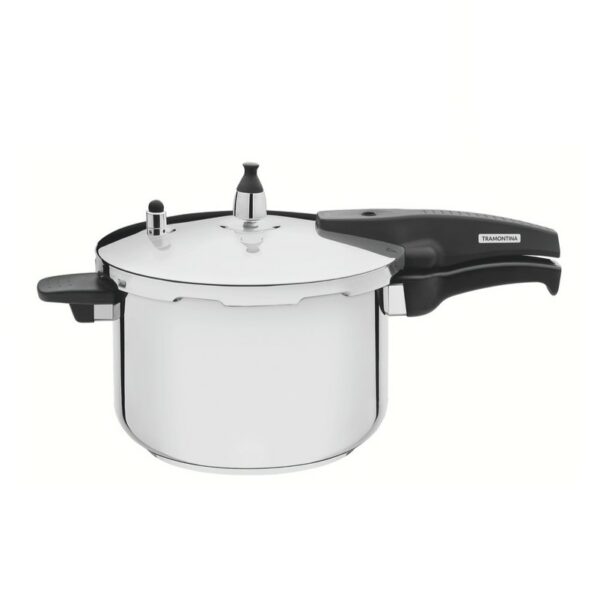 Tramontina Allegra 22cm 6L Stainless Steel Pressure Cooker with Tri-ply Bottom
