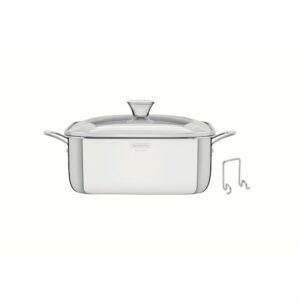 Tramontina Grano 7.3L Stainless Steel Square Casserole with Tri-ply Body