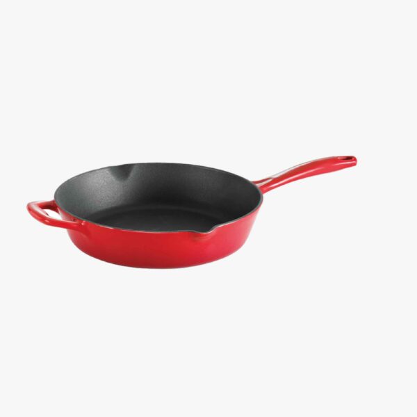 Tramontina Series 1000 10 Inches Red Enameled Cast Iron Skillet