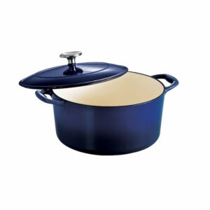 Tramontina Series 1000 5.5 Qt Cobalt Enameled Cast Iron Covered Round Dutch Oven