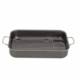 34cm Roasting pan with grill