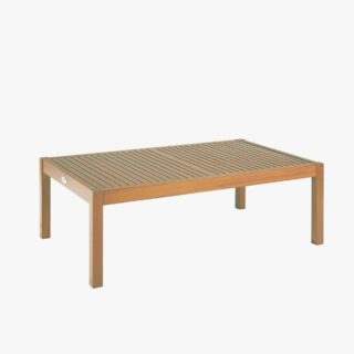 Rectangular Coffee Table with Jatobá Wood Natural Finished - Tramontina Fitt
