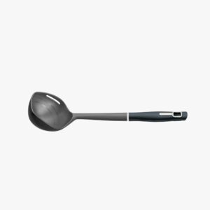 Tramontina Verano Onyx-Colored Nylon Slotted Spoon with Polypropylene Handle