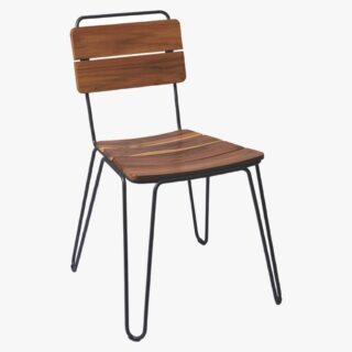 Tarsila Chair in Teak and Steel