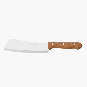 Tramontina Dynamic 6 Inches Cleaver with Stainless Steel Blade and Natural Wood Handle