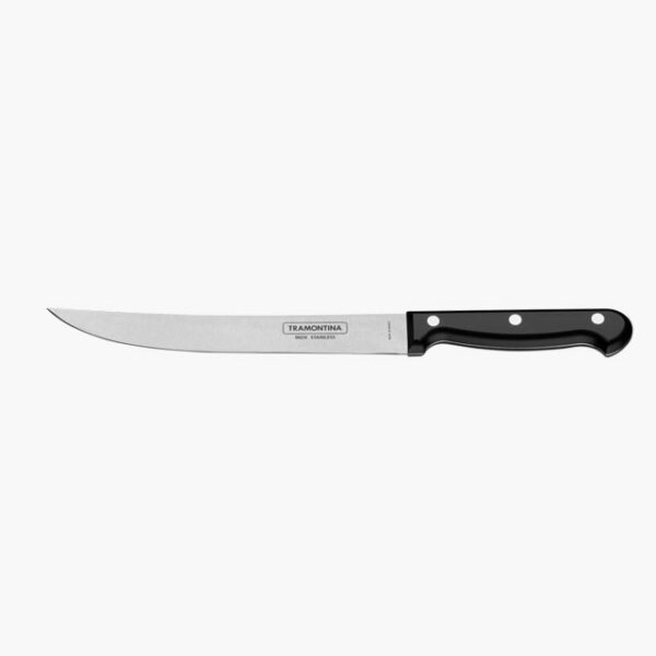 Tramontina Ultracorte 8 Inches Carving Knife with Stainless Steel Blade and Black Polypropylene Handle