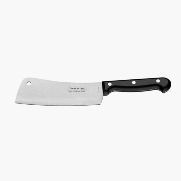 Tramontina Ultracorte 6 Inches Cleaver with Stainless Steel Blade and Black Polypropylene Handle