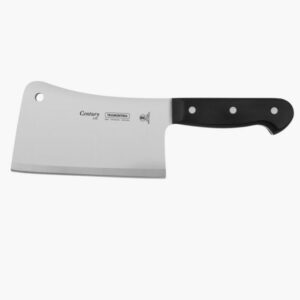 Tramontina Century 6 Inches Cleaver Knife with Stainless Steel Blade and Black Polycarbonate Handle