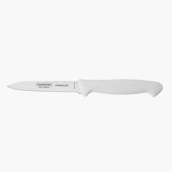 Tramontina Premium 4 Inches Paring Knife with Stainless Steel Blade and White Polypropylene Handle