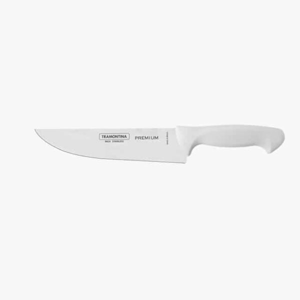 Tramontina Premium Utility Knife with Stainless Steel Blade and White Polypropylene Handle