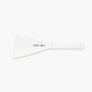 Tramontina Professional 5x4-inch Scraper Spatula with Stainless Steel Blade and White Polypropylene Handle