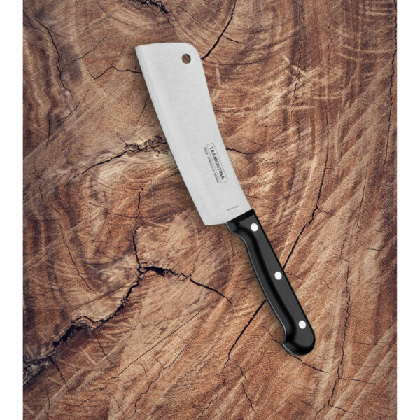 Tramontina Ultracorte 6 Inches Cleaver with Stainless Steel Blade and Black Polypropylene Handle