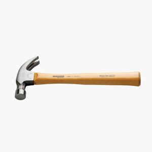 16 oz Claw Hammer Wooden Handle  Polished Finish 32 cm