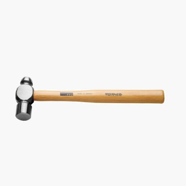 800 g Ball Pein Hammer Hardwood Handle  Polished Finish - 38 cm