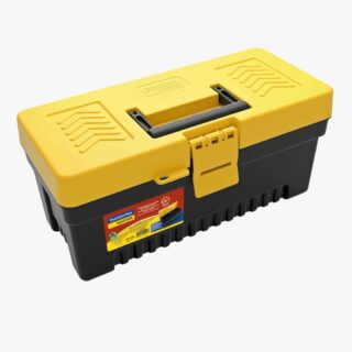 17 inches Plastic Tool Box with plastic tray removable