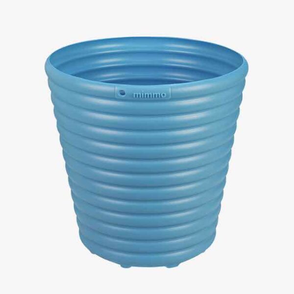 Plant pot holder/plant pot Mimmo, blue, 5.5 L
