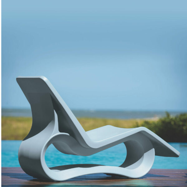 Lounge Chair Tramontina Octo Concrete in Polyethylene