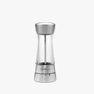 Realce stainless steel and acrylic salt and pepper mill