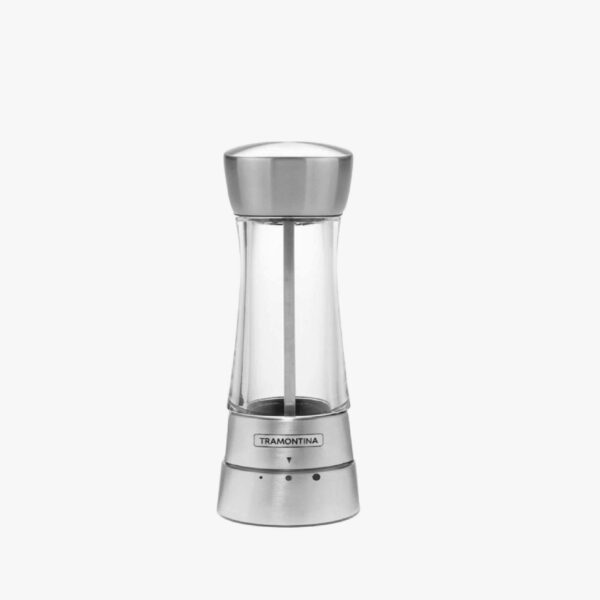 Realce stainless steel and acrylic salt and pepper mill