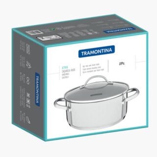 20 cm  2.9 liters Stainless Steel Triple Bottom and Induction Ready!