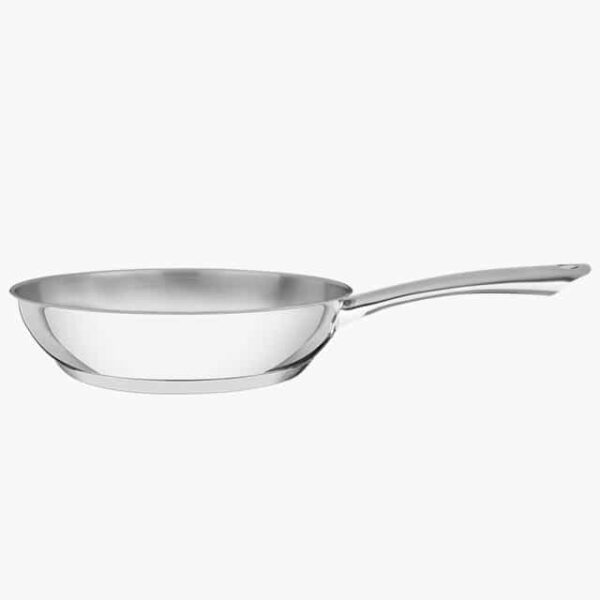 Tramontina Una 24cm 2.1L Stainless Steel Frying Pan with Tri-ply Bottom