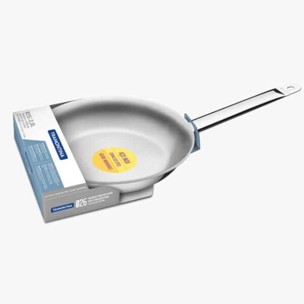 26 cm Frying Pan  Professional  2 L shallow stainless steel frying pan