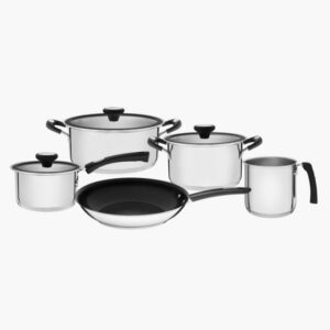 8 pcs Cookware Set Stainless Steel