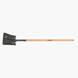 Square Mouth Shovel, with 120 cm Wooden Handle