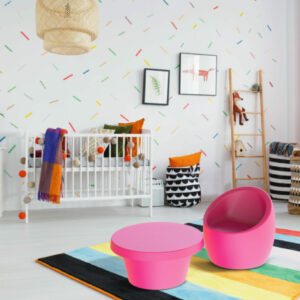 Children's Pink Polyethylene table