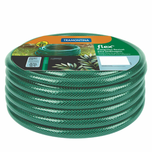 Flex garden hose, 10 m, thread connectors and sprayer