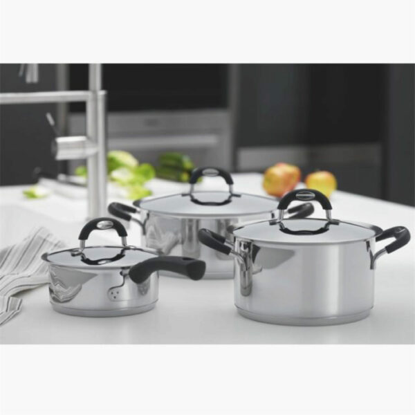 7 pcs Cookware Set Stainless Steel  with Non Stick Coating