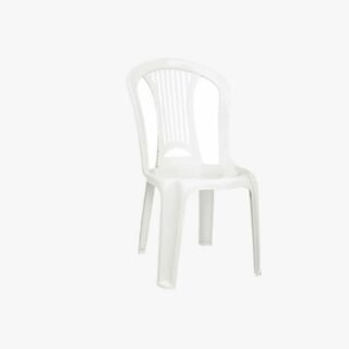 Atlantida Bistro Chair in White Polypropylene