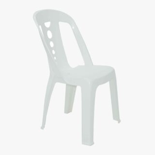 Jatiúca Bistro Chair in White Polypropylene
