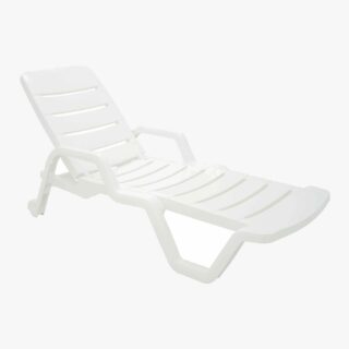White Leblon Sun lounge - Sun Bed