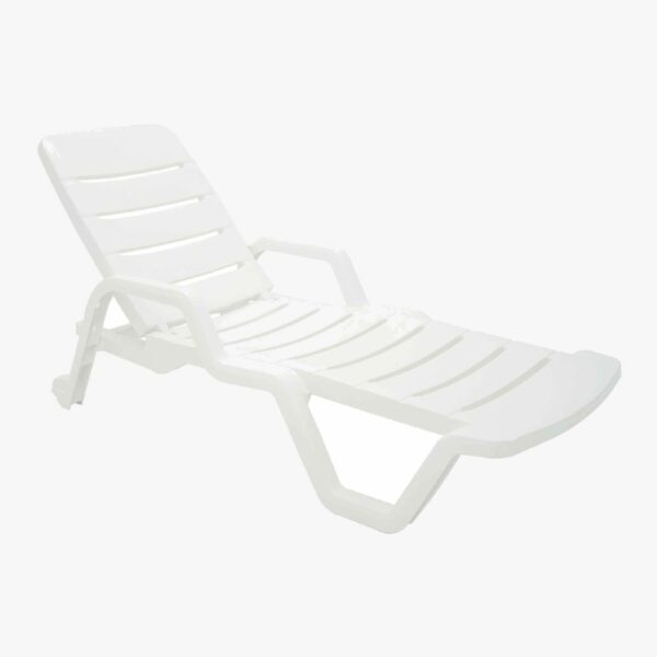 White Leblon Sun lounge - Sun Bed