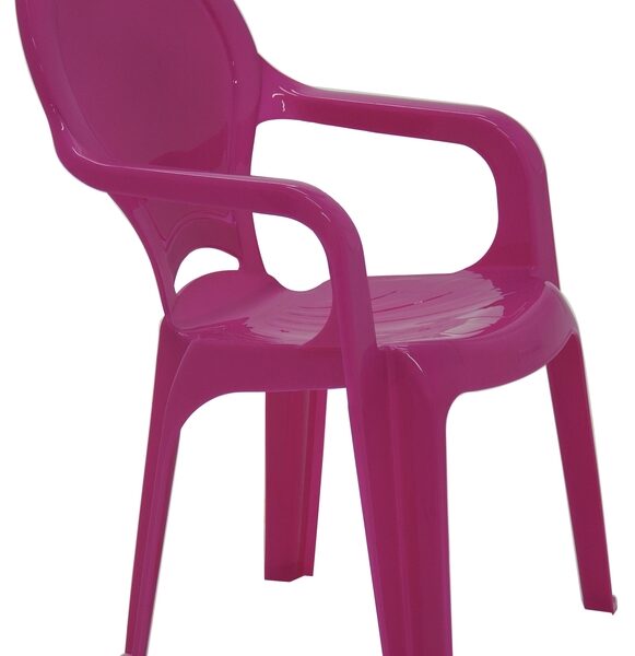 Tramontina Tique Taque Children's Chair in Pink Polypropylene