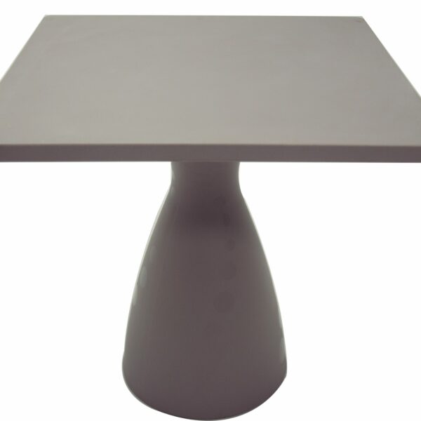 Square Table Flut gray
