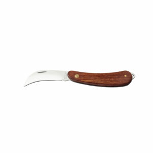 Tramontina 3 Inches Pocket Knife with Stainless Steel Blade and Wooden Handle
