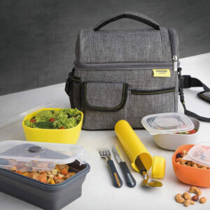 Tramontina Power Up 9-Pieces Thermal Bag Lunch Box Set