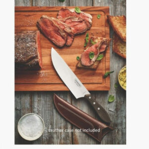 Churrasco Line 8 inches Stainless Steel Knife with Brown Polywood Handle