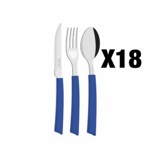 18 pcs Cutlery Set Blue