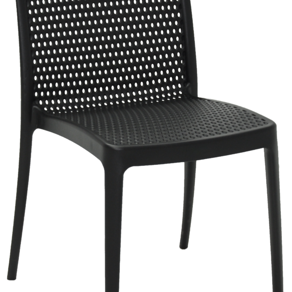 Isabelle Black Polypropylene and Fiberglass Chair
