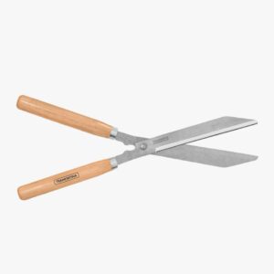 Tramontina Grass and Hedge Shears with metal Blades and Wood Handles