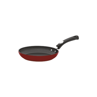 Mônaco  24 cm and 1.6 L Induction red aluminum frying pan