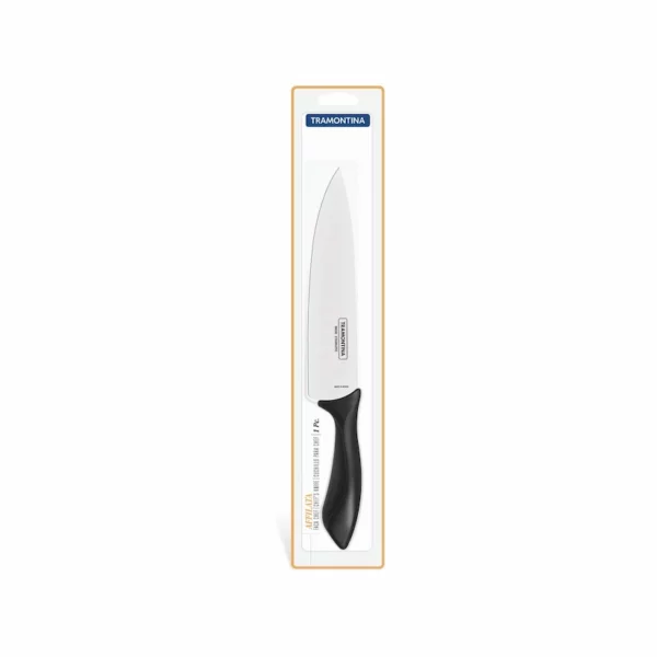 Tramontina Affilata 8 Inches Chef's Knife with Stainless Steel Blade and Black Polypropylene Handle