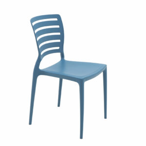 Sofia Chair Horiz Backrest  Blue