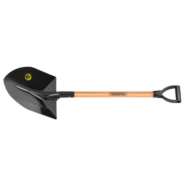 Round mouth shovel, with 71 cm wood handle