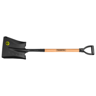 Square mouth shovel, 71 cm wood handle